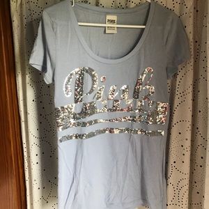 Victoria’s Secret Pink Sequin Tee